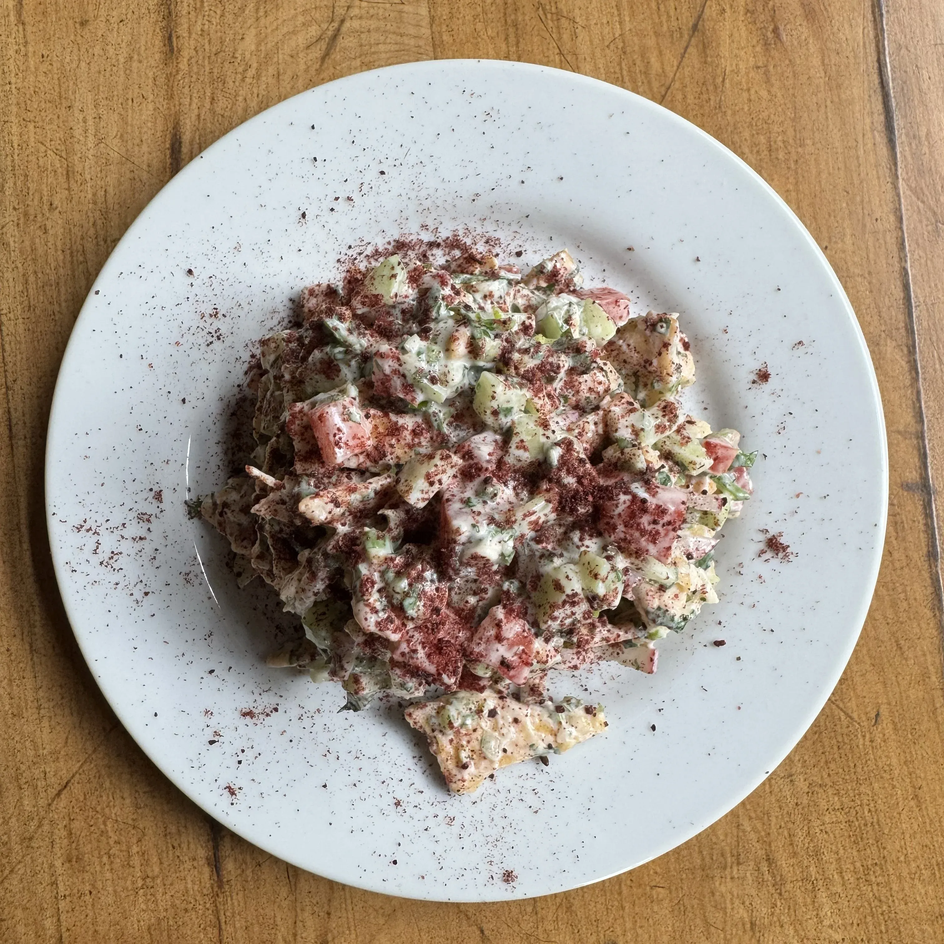 Fatush con pan crocante y sumac